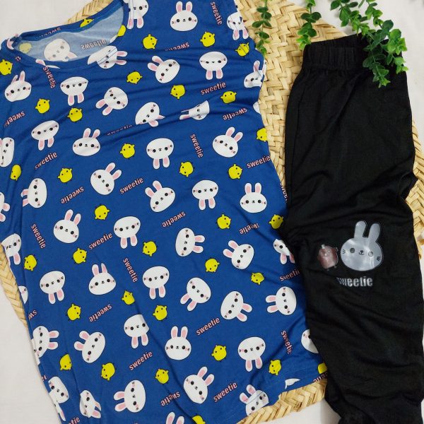 ست تاپ و شلوارک برمودا دخترانه و زنانه