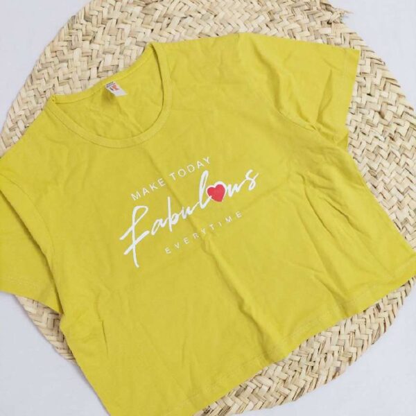 کراپ تیشرت زنانه و دخترانه