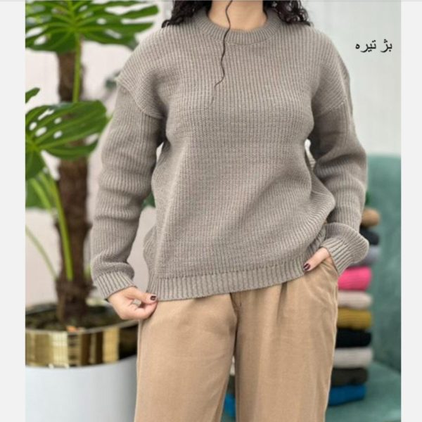 بلوز آستین بلند بافت زنانه