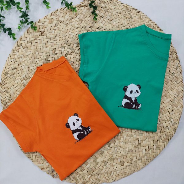 تیشرت نخ و پنبه زنانه پاندا